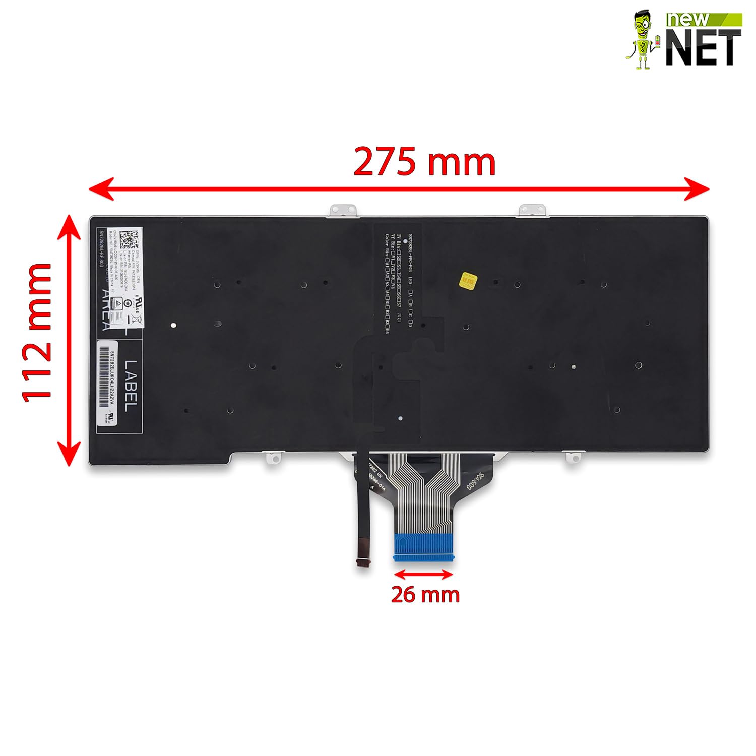 Teclado Dell Latitude 5400 5401 5410 5411 con puntero OEM - Serviclic