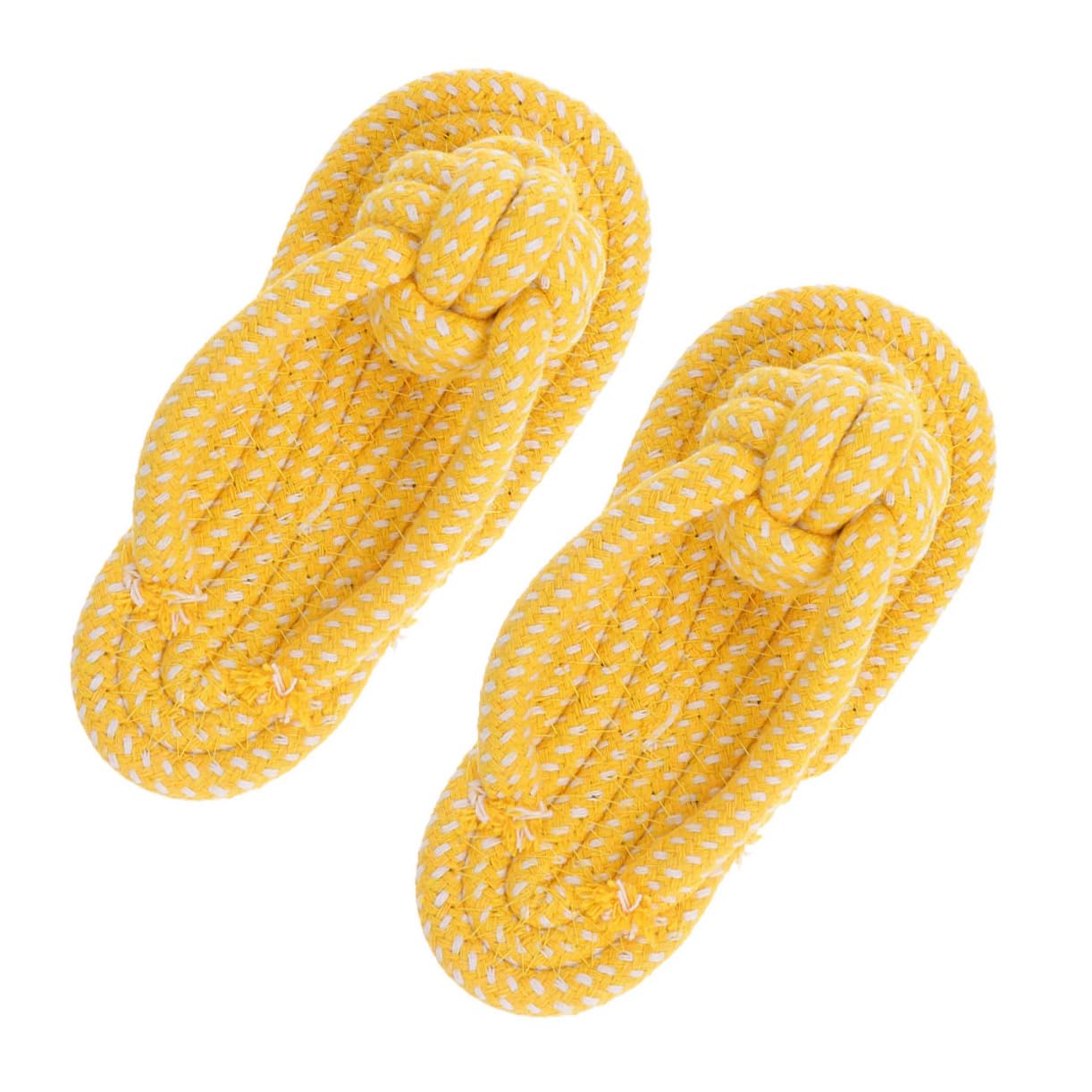 SEWOART 2pcs Indestructible Dog Toys Slipper Dog Toys Cotton Rope for Random Color