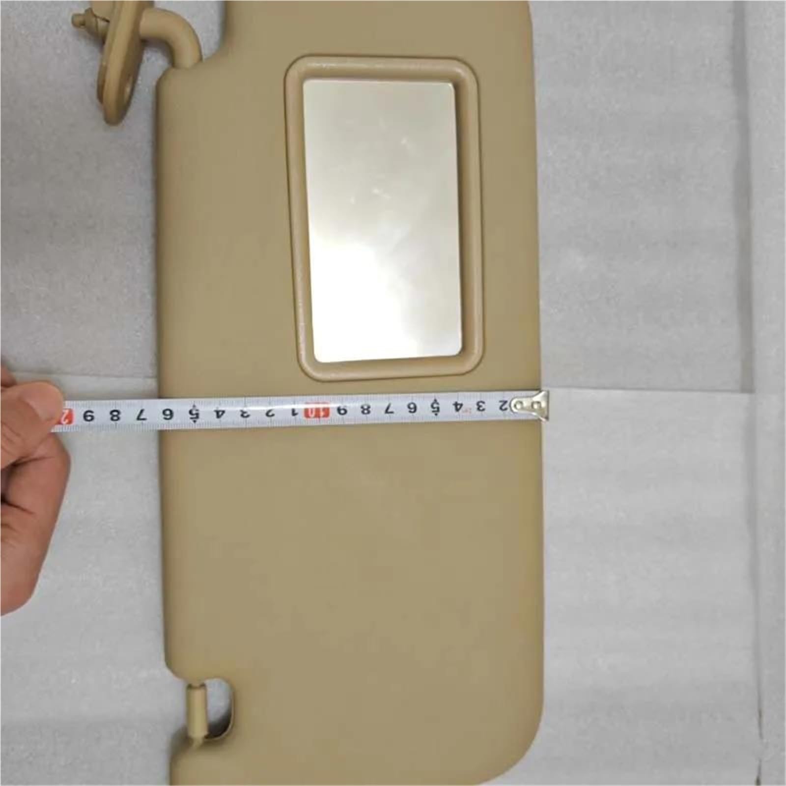 Auto Zubehör Mit Einem Make-up Spiegel Sonnenblende Gürtel Make-up Spiegel Sonnenschutz Für Kia Für Forte Fahranpassung(Beige Right)