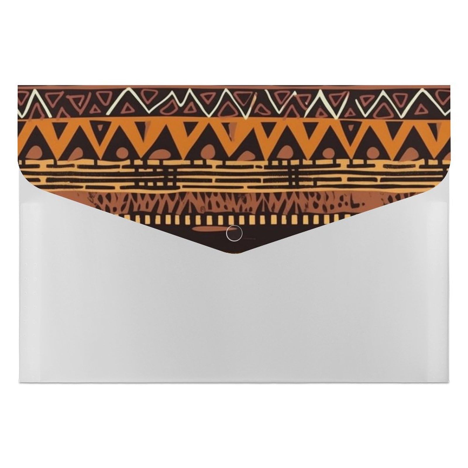 Fournitures de bureau : trieur A4 à compartiments motif tissu africain - 8