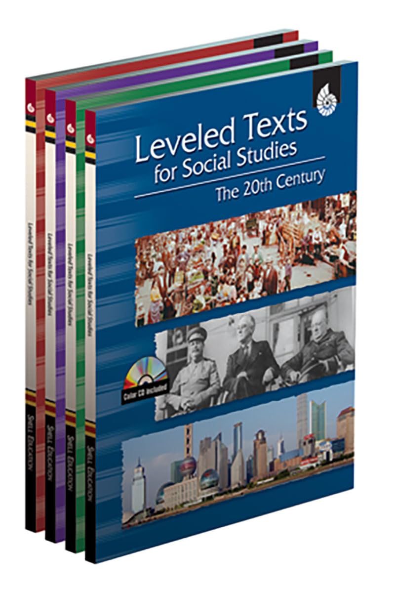 Leveled Texts for Social Studies: 4-Book Set Pap/Cdr Edition