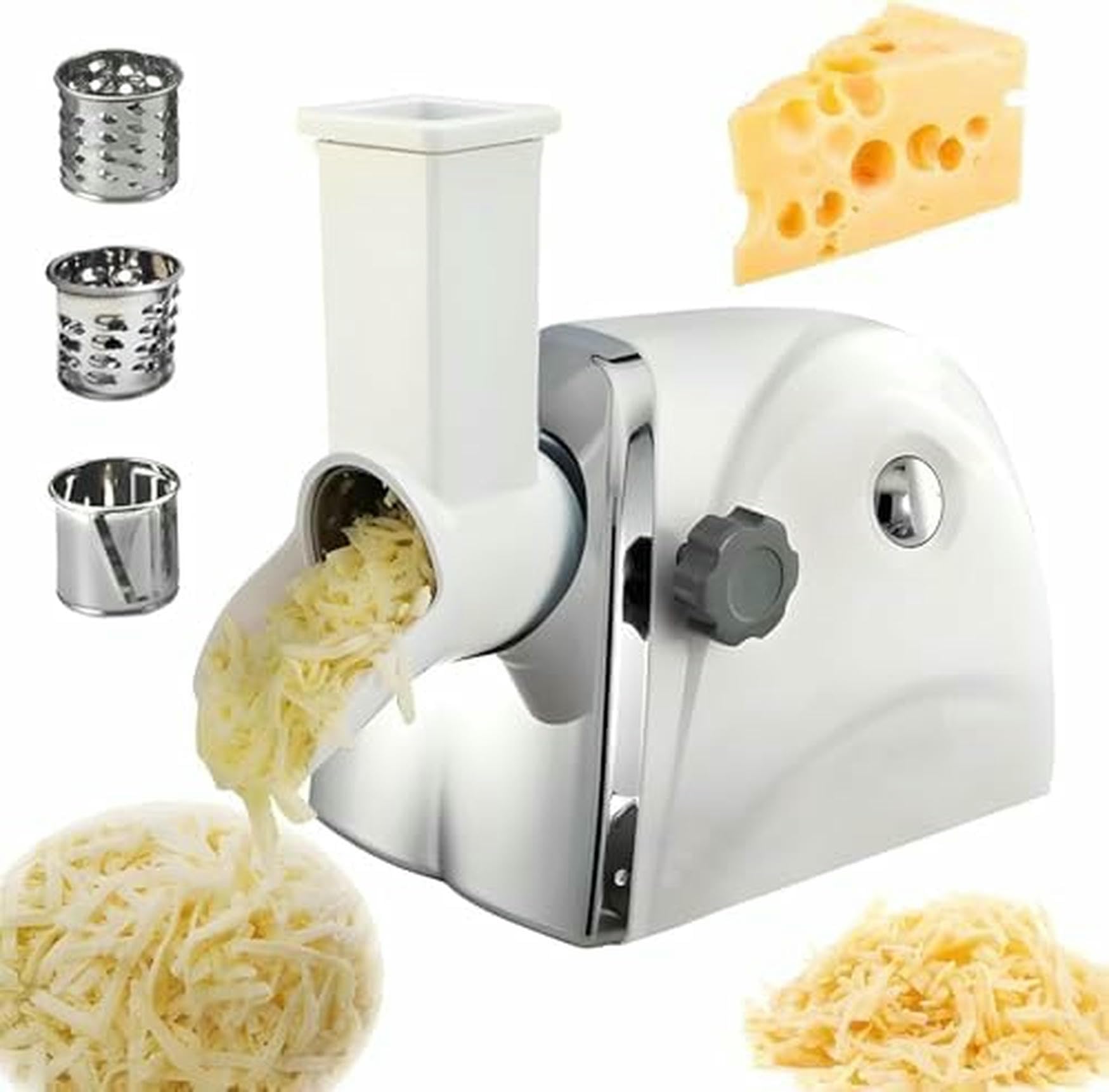 Rouf de fromage électrique à lames en acier pour râper vos légumes