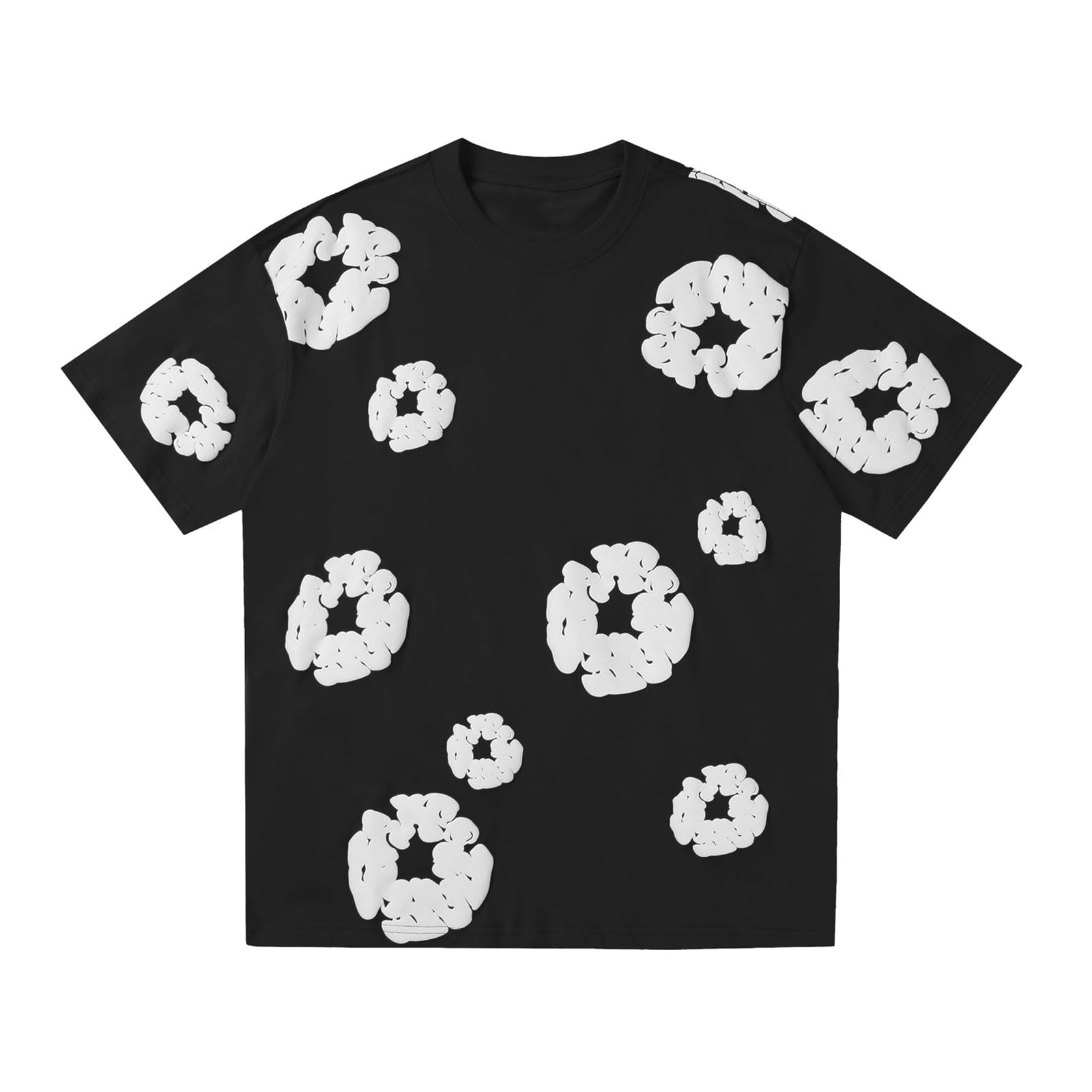 Short Homme d'Été, Léger Imprimé Fleuri avec Poches, Style Y2K Hip Hop Streetwear, Idéal pour Plage, Sport et Loisir
