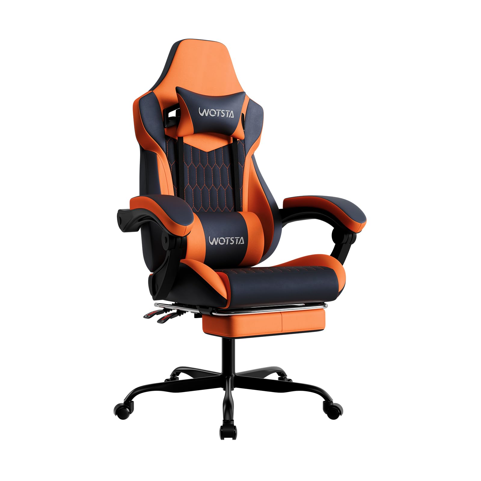 Amazon.com: WOTSTA Gaming Chair with Footrest, High Back Gaming