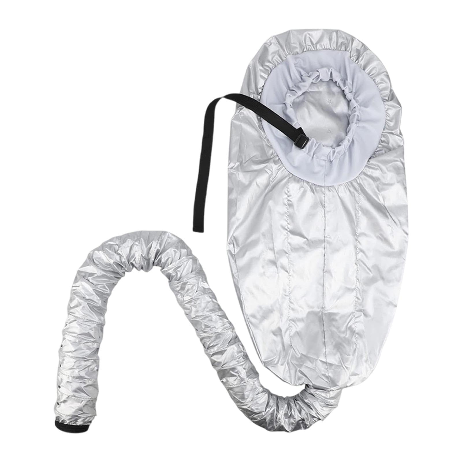 HEAVENGLOW Hair Drying Bonnet Portable Hooded Hair Dryer Cap for Summer orarium Home Silver-image-40