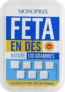 Monoprix Féta en dés nature AOP - La barquette de 130 g