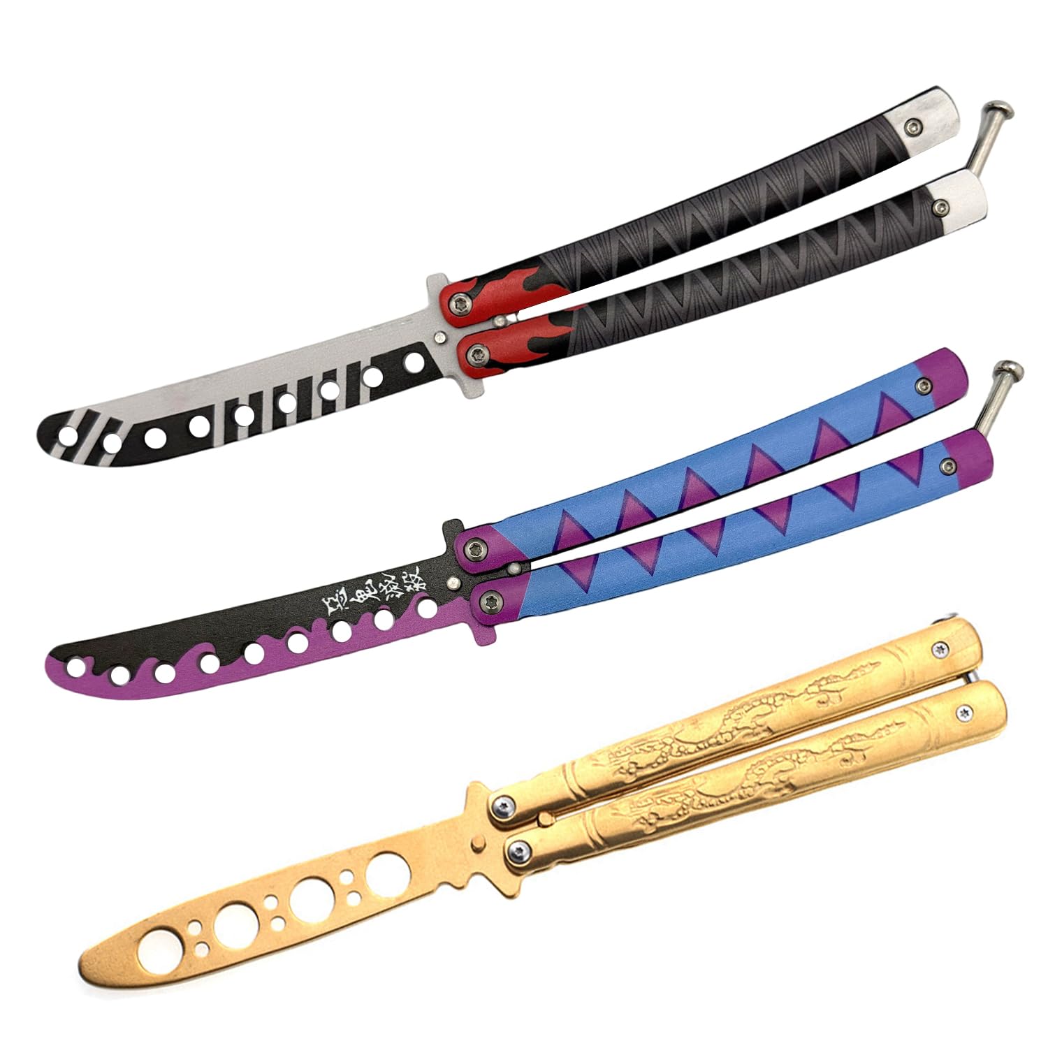 Vudwson 3 Pack Practice Tool Sets with Cool Color Design Bottle Practice Tool Opener for Beginner