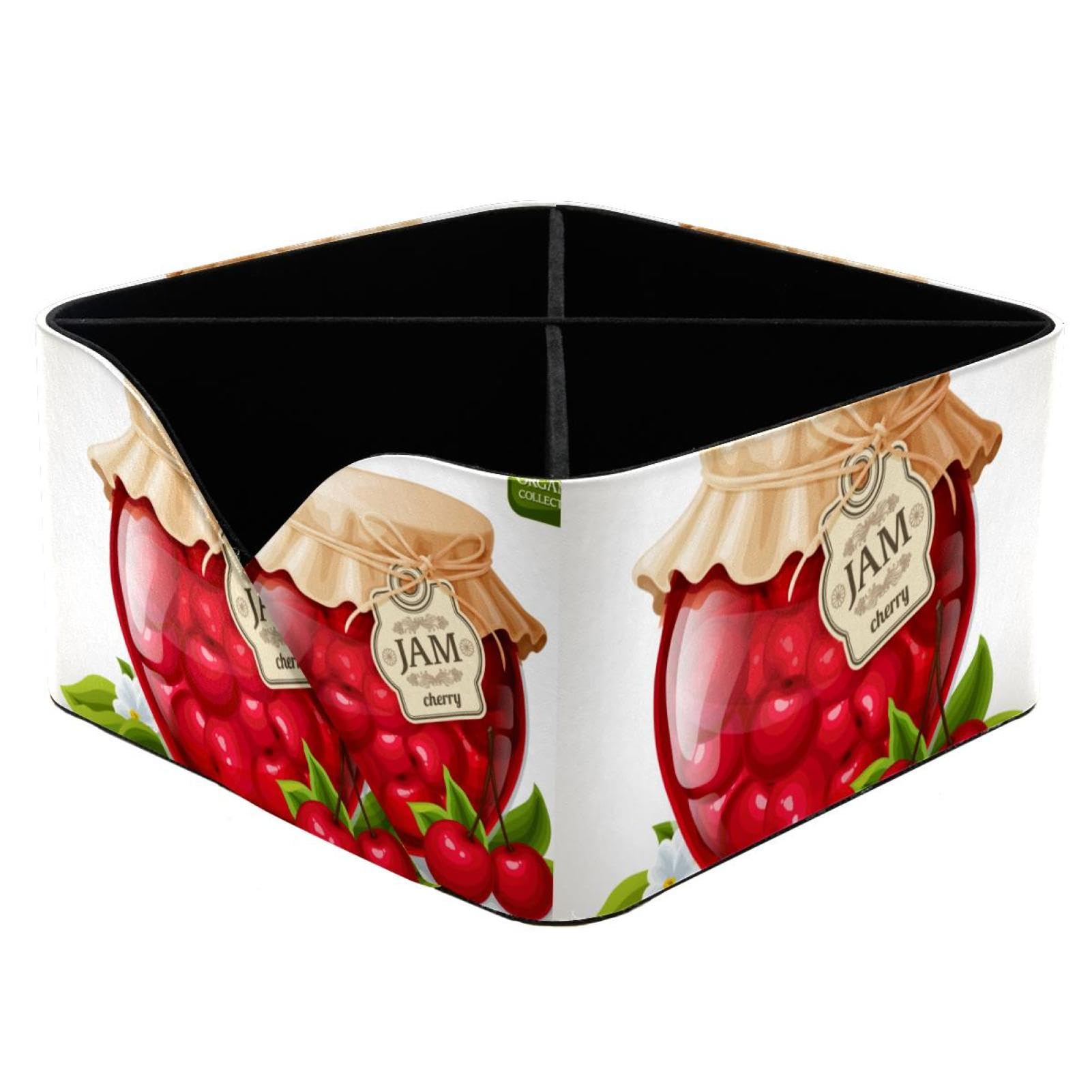Fini le désordre avec le pot de rangement de bureau Cherry Jam à cases