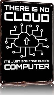 Funny Retro Tech Humor Metal Sign 8x12 Inch For Home Office Wall Decor | Great Aluminum Sign For Tech Enthusiasts, Home Office, Man Cave, Garage, Studio, Add Light Humorous Vibe To Your Space.