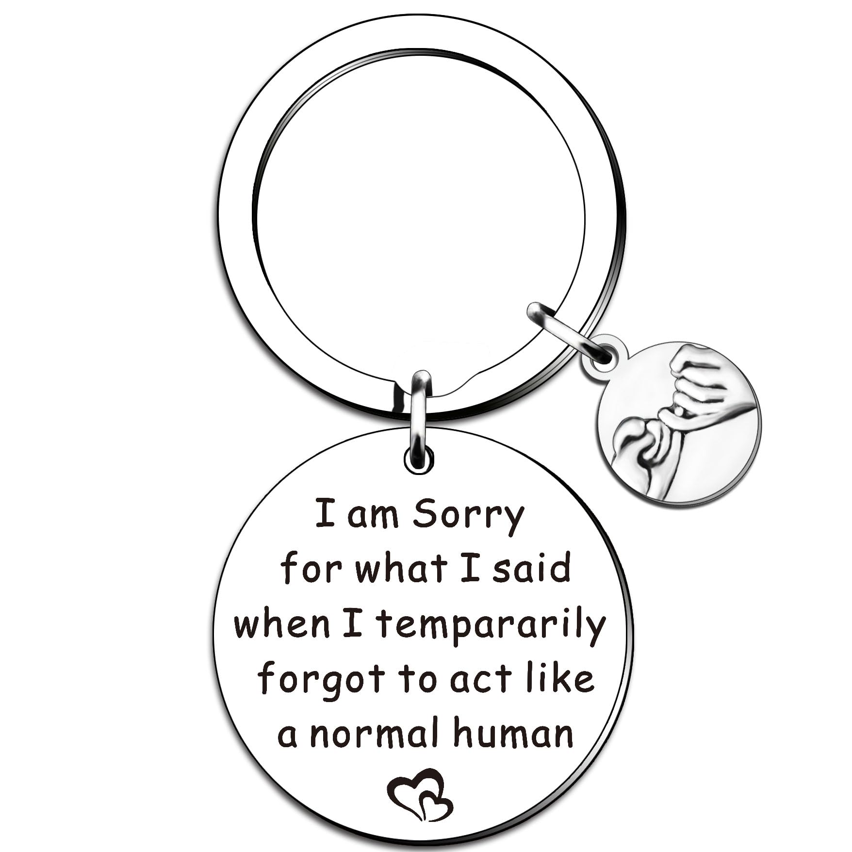 Apology Gifts Apology Sorry Gifts I Am Sorry for What I Said When I Tempararily Forgot to Act Like a Normal Human Keyring Gift for Mum Family Sorry Gifts for Him Her Friends