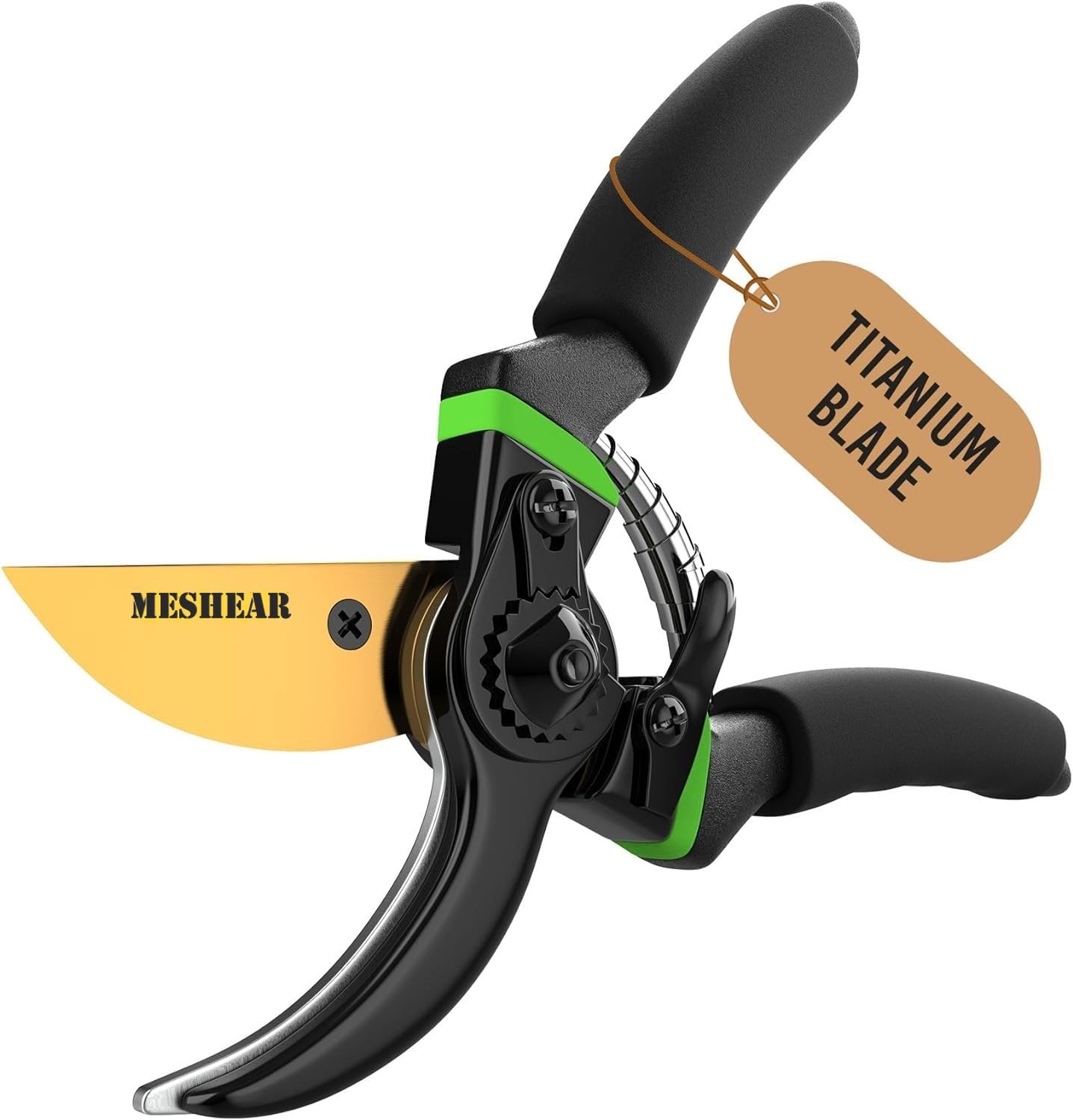 MeShear 8" Professional Titanium Bypass Pruning Shears, Garden Tools For Home Gardening Scissors, Super Sharp Premium Garden Shears, Garden Scissors Heavy Duty Tool (B0CTCWKTW6) Amazon Price History, Amazon Price Tracker