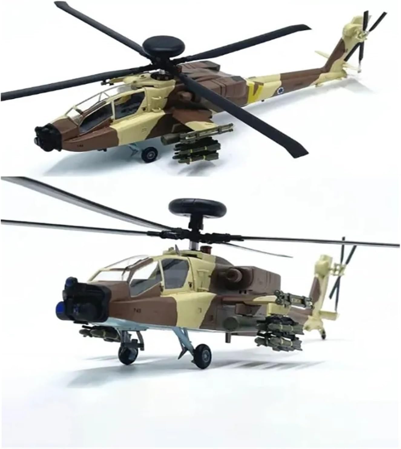 1:72 for AH-64D Helicopter Alloy Aircraft Model Collection Air Force A Surprise Plane for Family Scale Metal Airplane