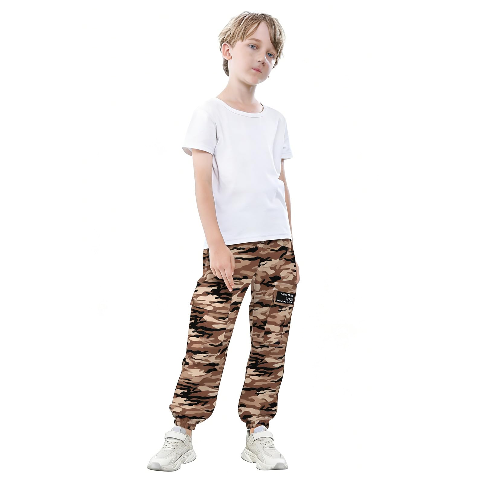 SANGTREE Conjunto de traje de caballero para niños con tirantes desmontables, de 3 meses a 14 años | Pantalones deportivos ligeros con cordón elástico en la cintura