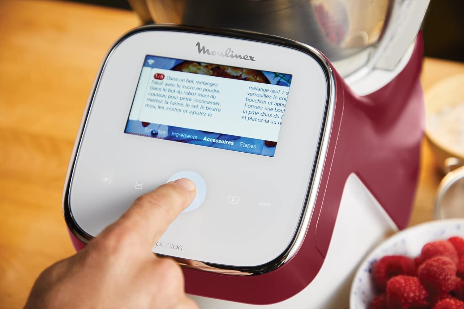 Moulinex I-Companion Touch Touchscreen Recipe Steps