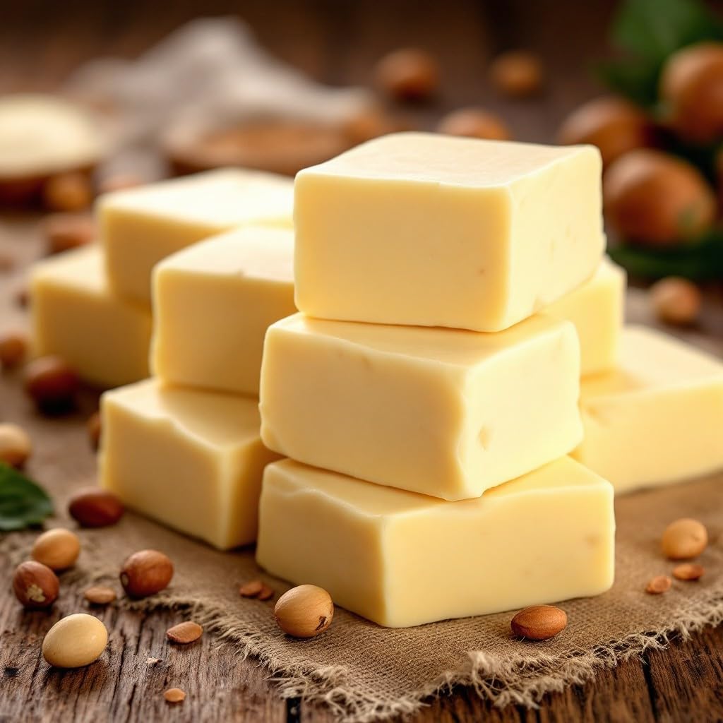 Upper EastSide L.L.C Premium Refined Unscented Raw Shea Butter, Natural Pure Form, 1 Pound