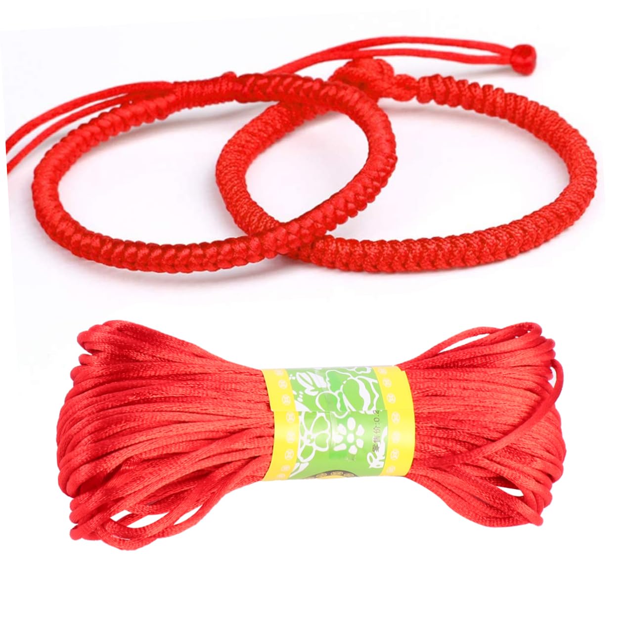 Cuerda para tejer macramé tipo cola de rata en colores surtidos para trenzado