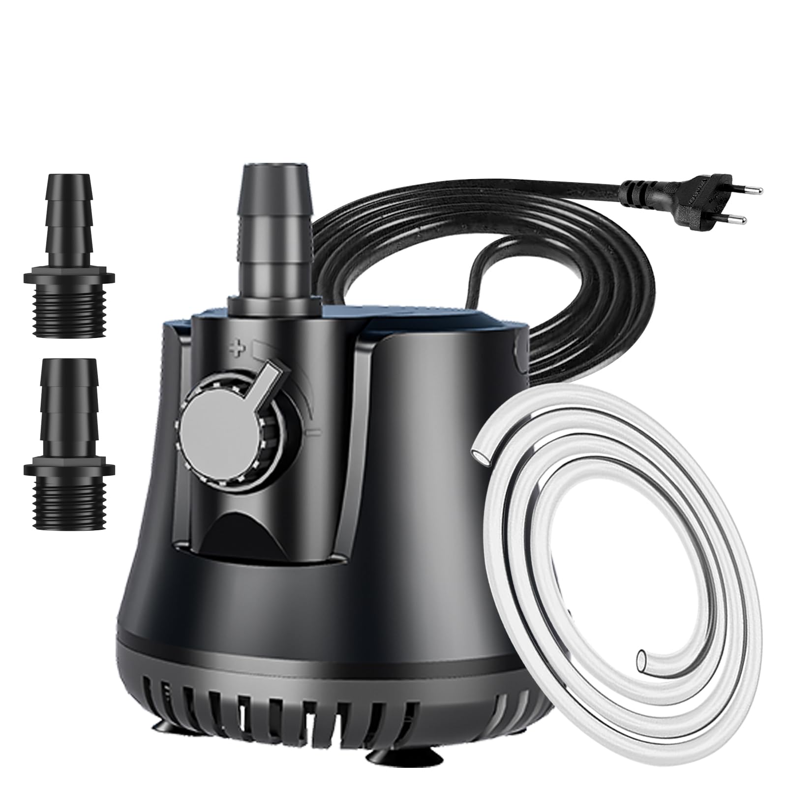Pompe aquarium 1500L/H réglable pour éliminer l'eau stagnante des étangs