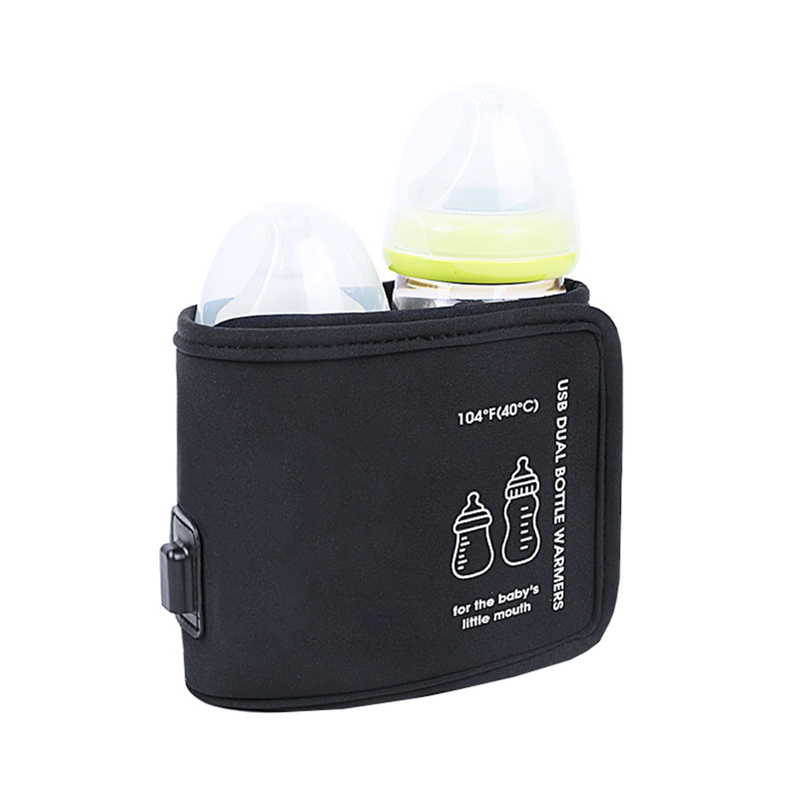 Fast Heating Baby Nursing Bottle Sleeve USB Travel Double Bottle Warmer Multifunctional Constant Temperature Case