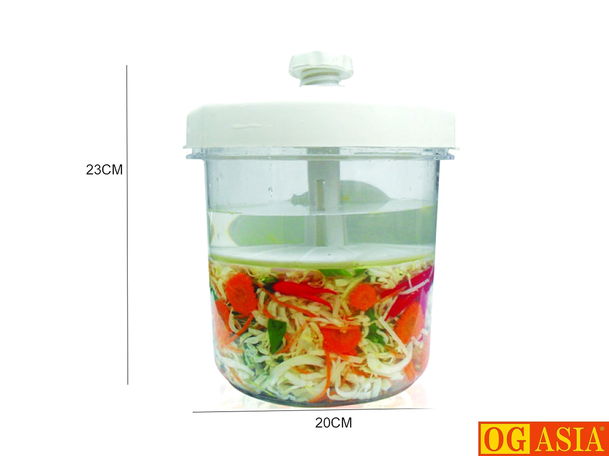 Contenitore Per Grano 10 Litri Bianco/Grigio - Ermetico, Anti Insetti Per Riso, Cereali, Pasta - Foto 3