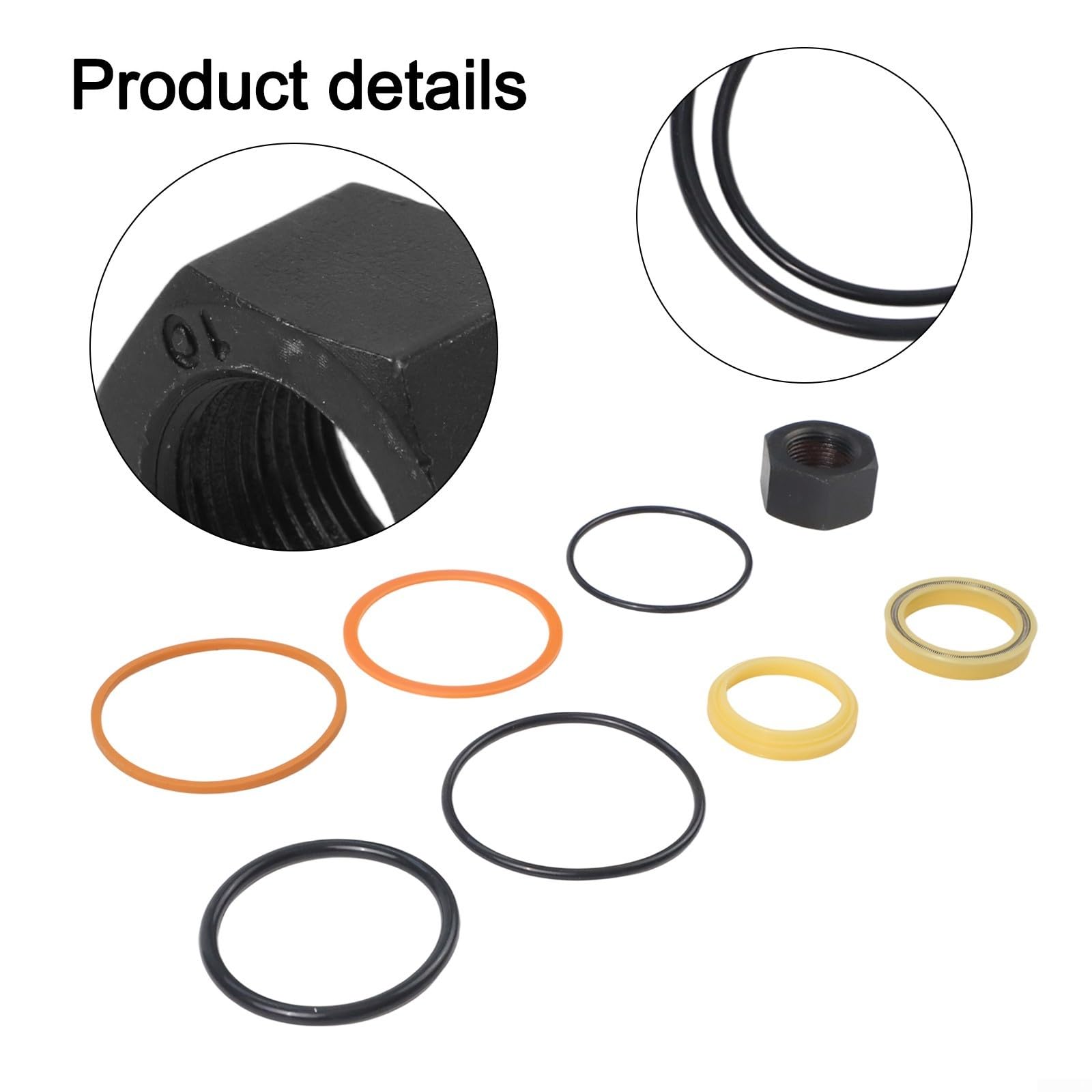 Hydraulikzylinder-Dichtungssatz 6806330, passend für Bobcat 773, S150, S160, S175, S185, S205, T180, T190, ersetzt abgenutzte Dichtungen