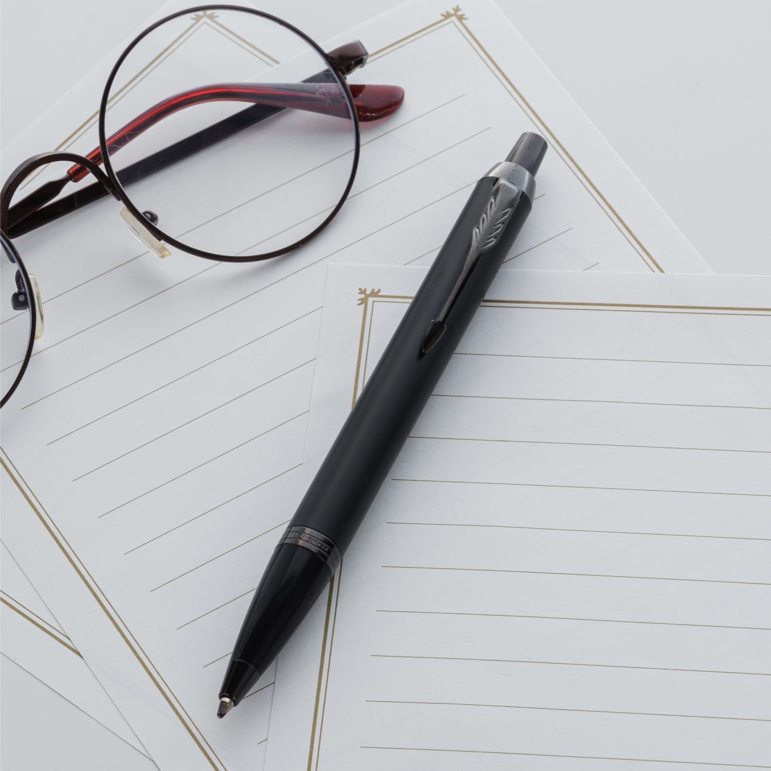 Amazon | PARKER パーカー ボールペン IM マットブラックBT 中字 油性