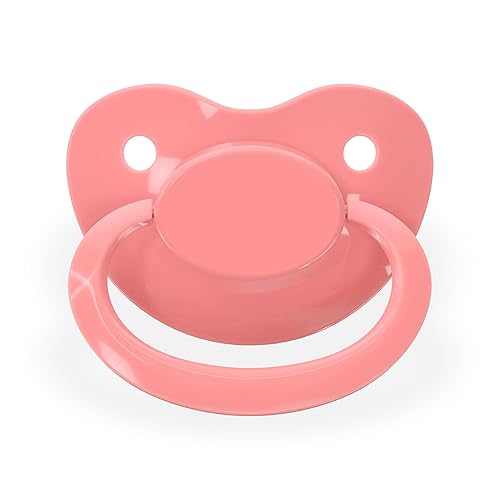 Pacifier Addict Fixx JUMBO Adult XXL Silicone Pacifier - Size 10 (Pink) - Black