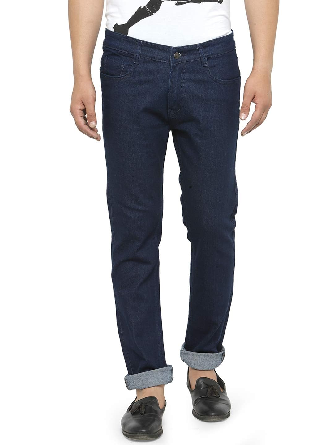 Ben Martin Men's Slim Fit Jeans (BMJNSRAW28a_Blue_28) Amazon.in