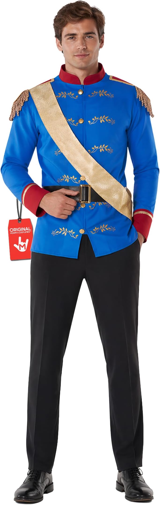 Morph Costumes Prince Charming Costume Adult Prince Costume For Men Available in Sizes M L XL