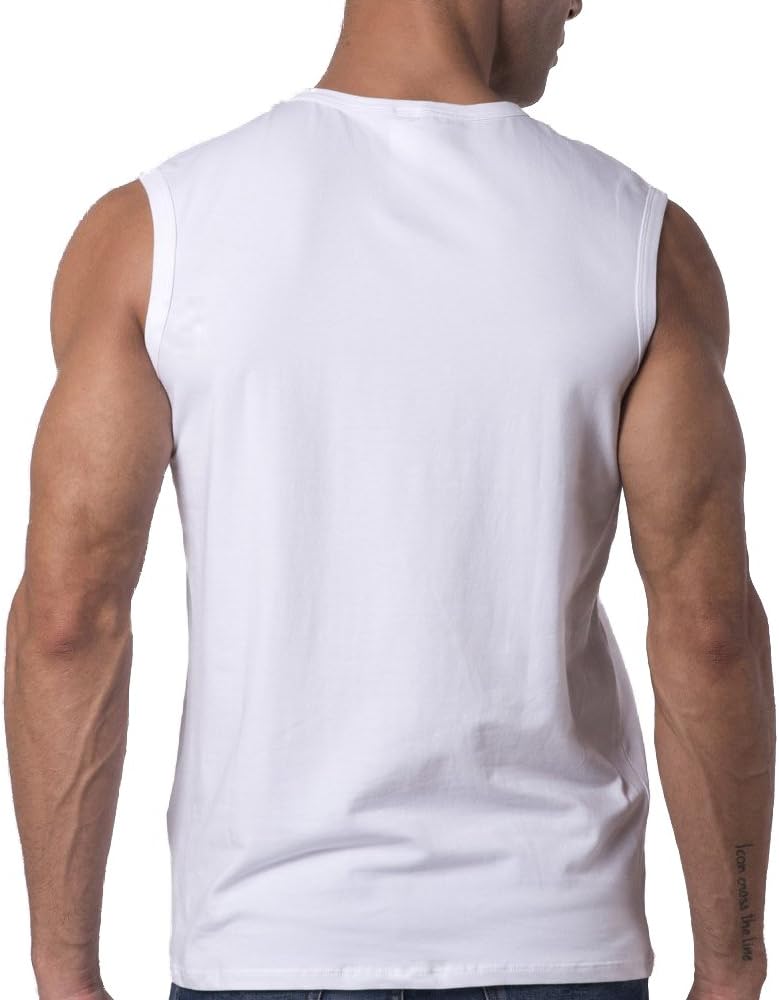 Men's Sleeveless V-Neck T-Shirt - Image 4
