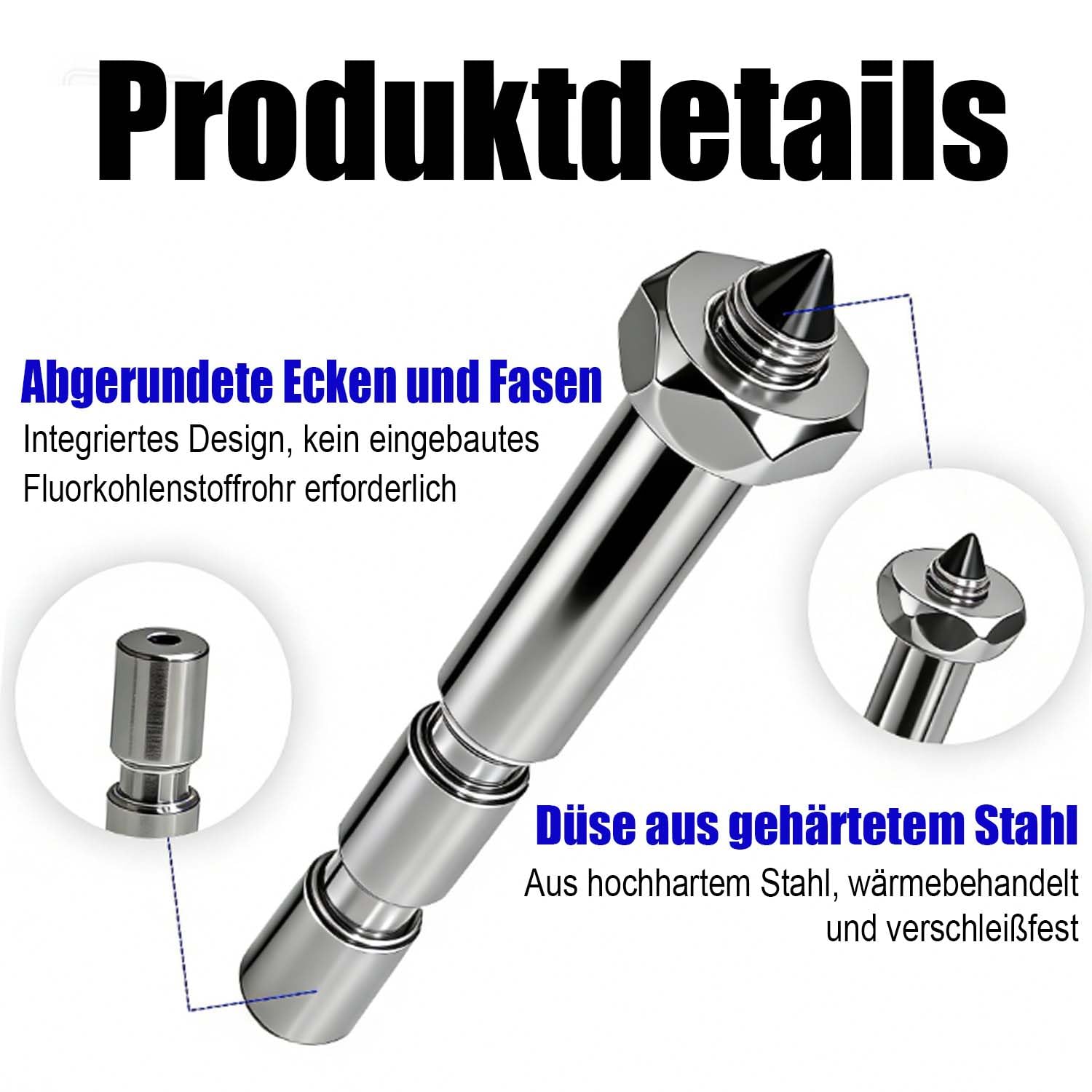 4er-Set Schnellwechseldüse Für Anycubic Kobra 3 M Produktbild-Vorschau 4