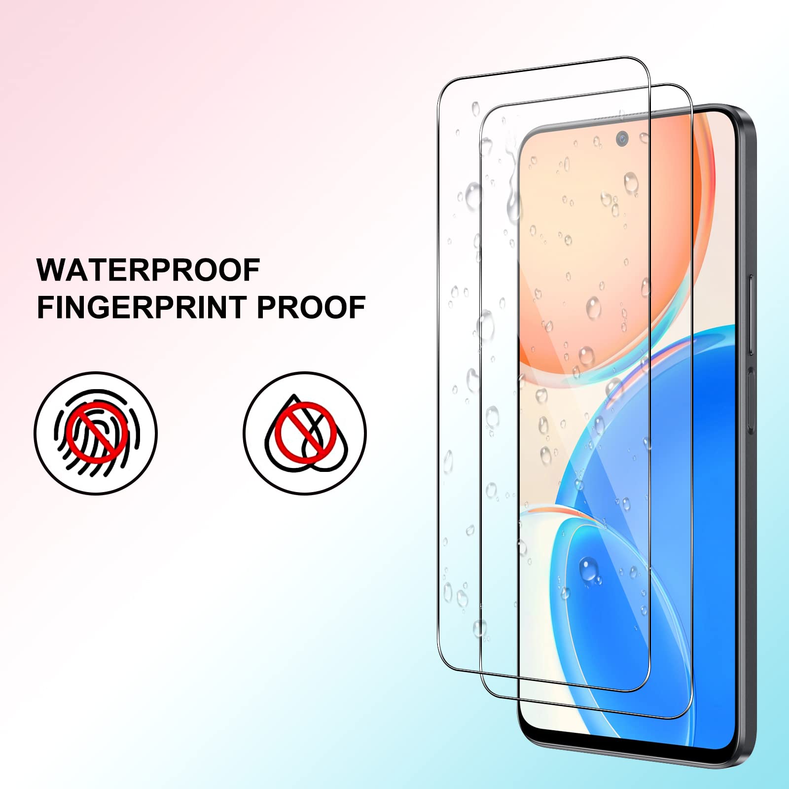 2 Pezzi] PROTEGGI SCHERMO IN VETRO TEMPERATO PER HUAWEI