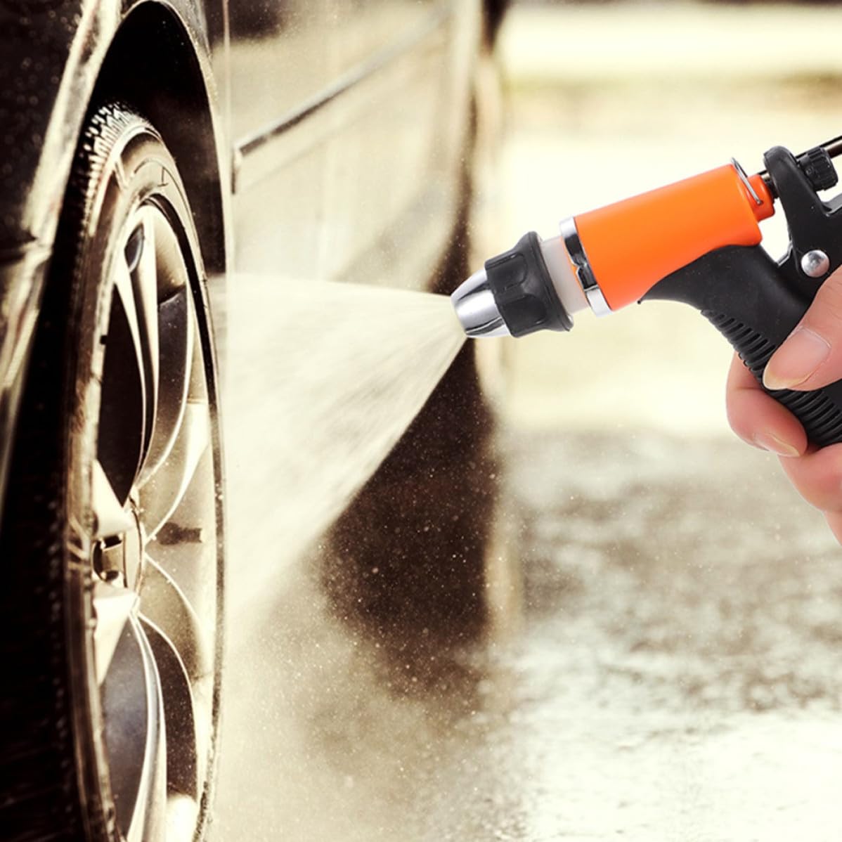 Pompa per Portatile ad Alta Pressione Lavaggio Auto Pareti | Spruzzatore a Pressione, Design per Preservare la Vernice, Facile da Trasportare e Riporre, Uso Quotidiano Fai da Te