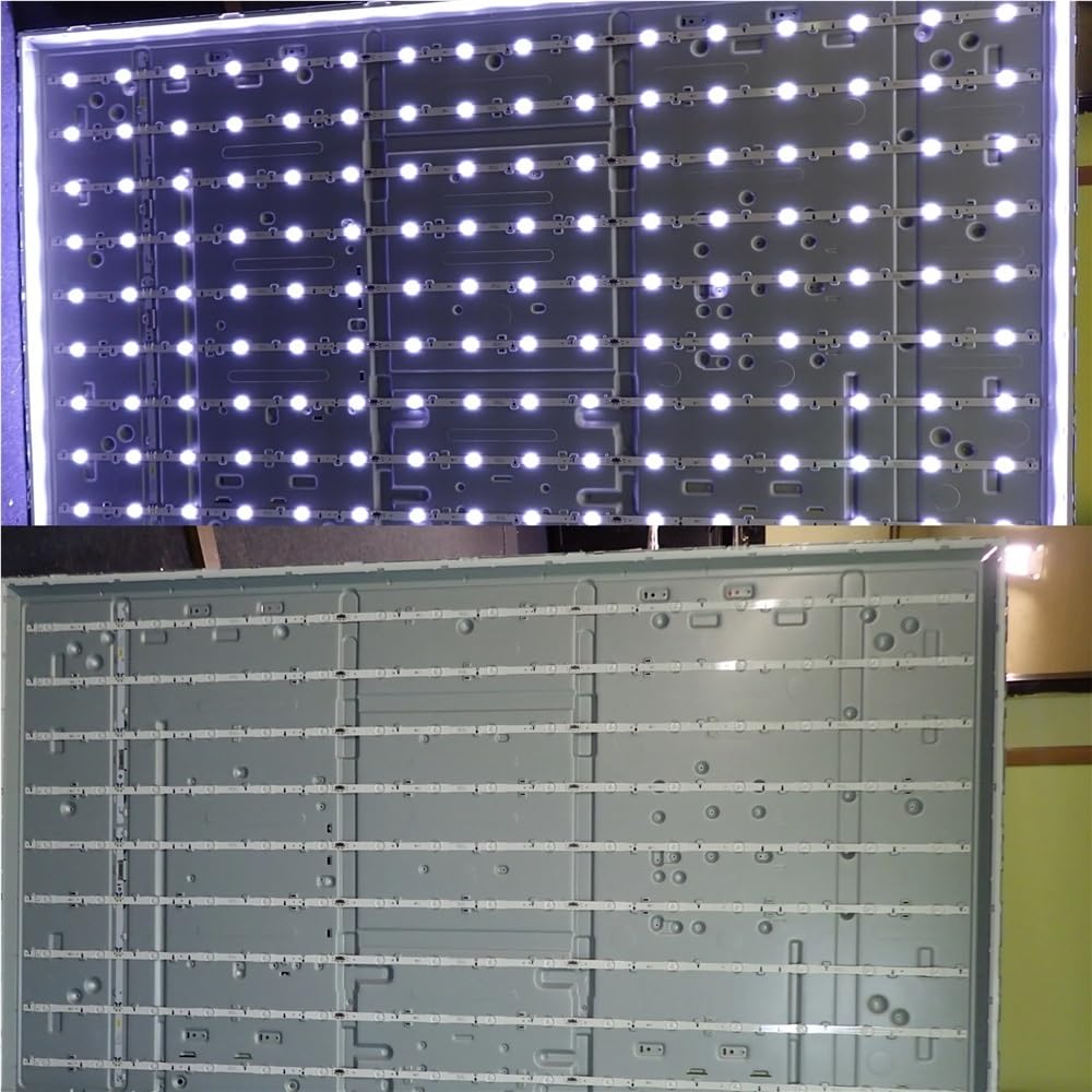 Kit de Bandes de rétroéclairage LED (27) for Samsung UA75H6400 UE75H6400 UE75H6400AW UE75H6470 UE75H6475 BN96-30437A BN96-30438A BN96-30439A