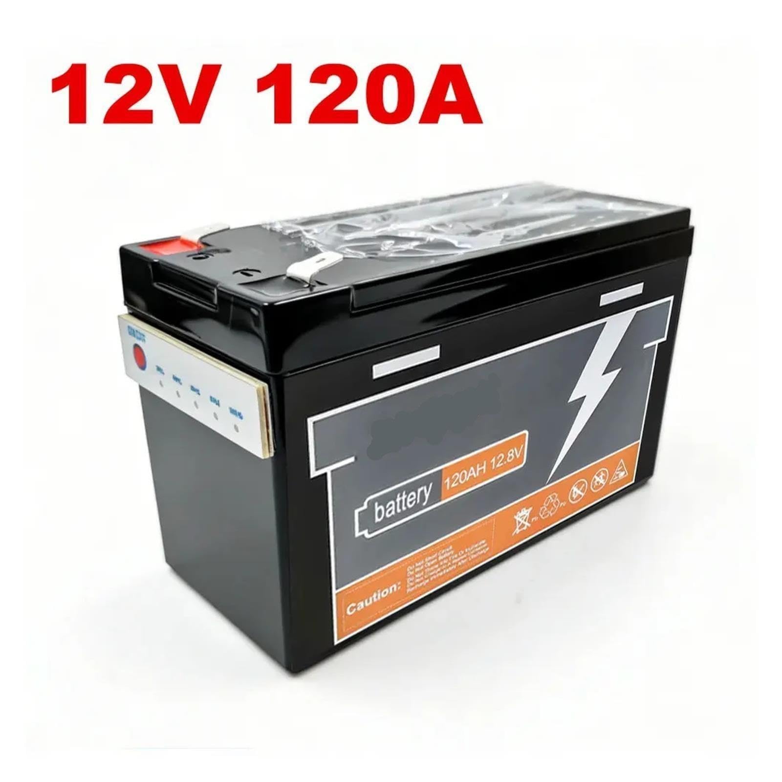 Batería LiFePO4 de 12 V y 120 Ah, BMS Incorporado, más de 4000 ciclos