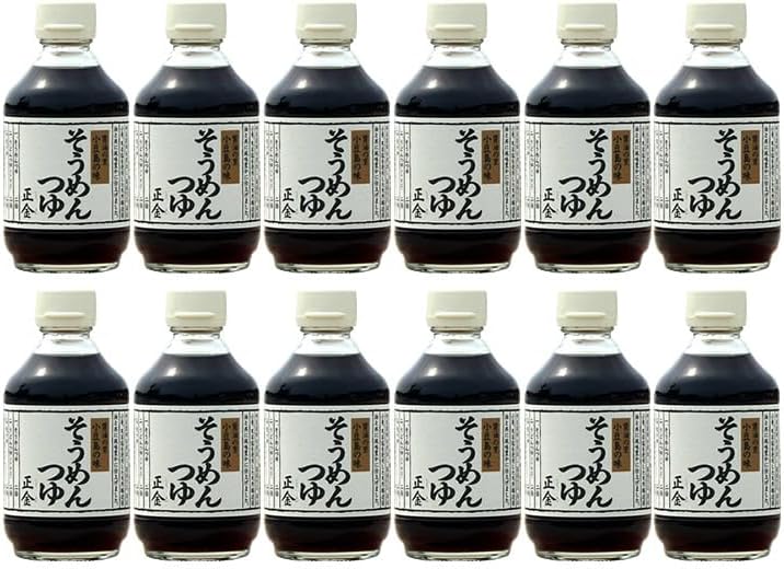 正金醤油 そうめんつゆ 300ml めんつゆ そうめんつゆ つゆ 小豆島 無添加 (12本・1ケース)