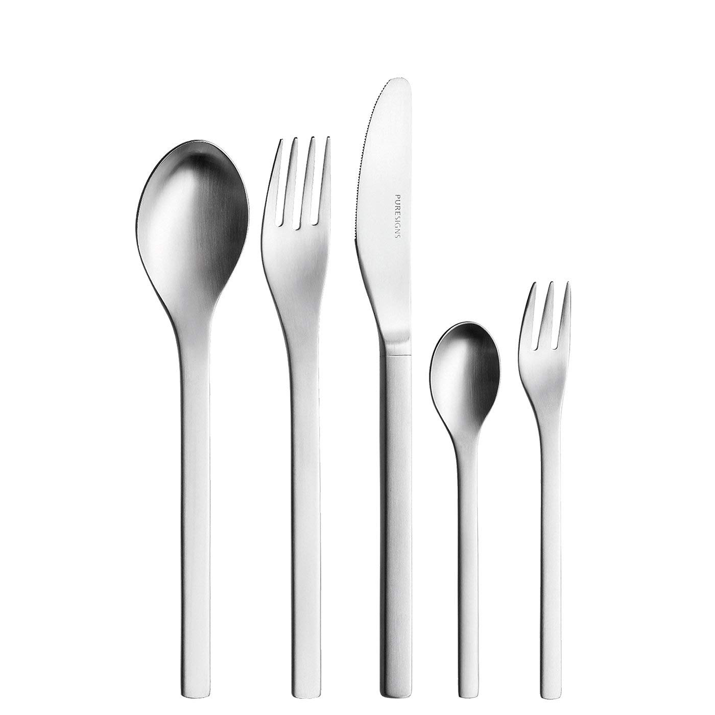 PURESIGNS Besteckset 30-teilig Edelstahl 18/10 matt ONE für 6 Personen