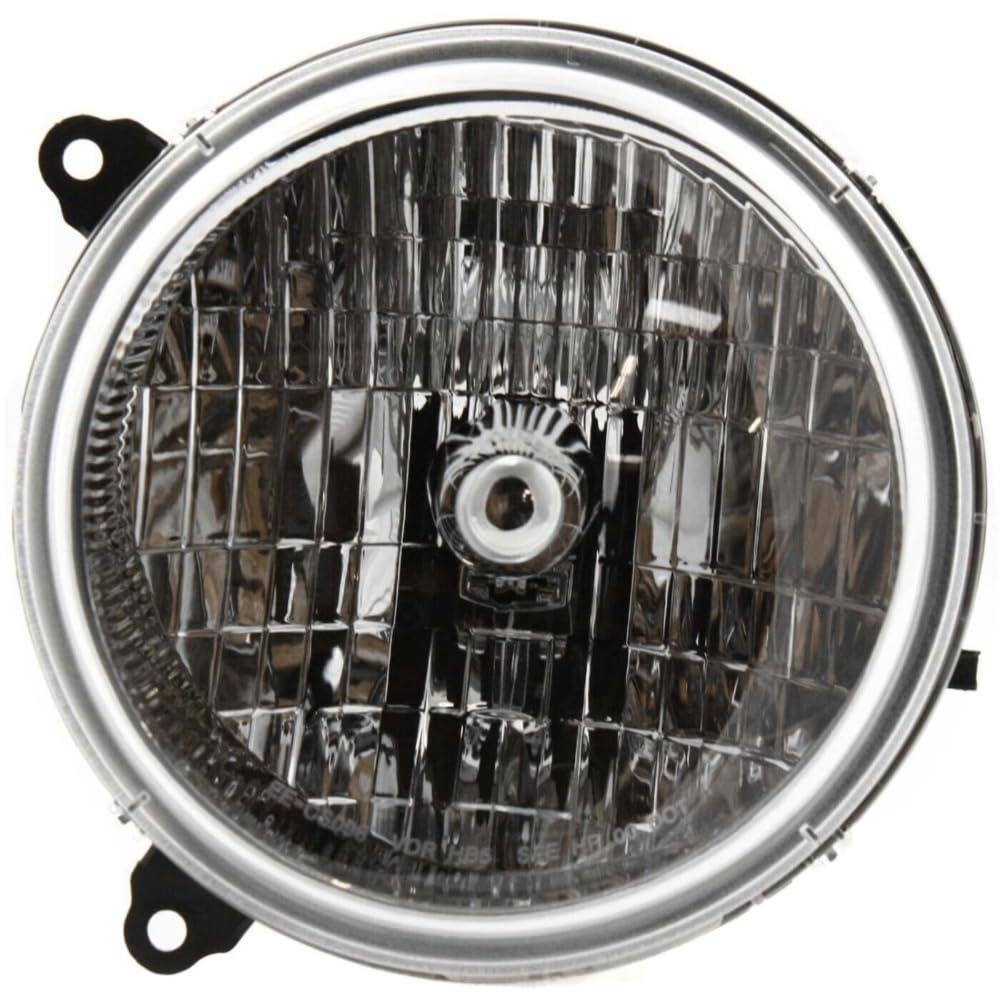 Amazon.com: 2pcs Headlight Halogen Left Side Clear Lens W/Bulb  