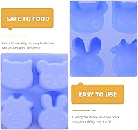 Vista 8 de Kichvoe Molde de silicona para tartas, moldes de paletas para cocina, herramienta de horneado, molde de silicona para hornear, muffins de chispas