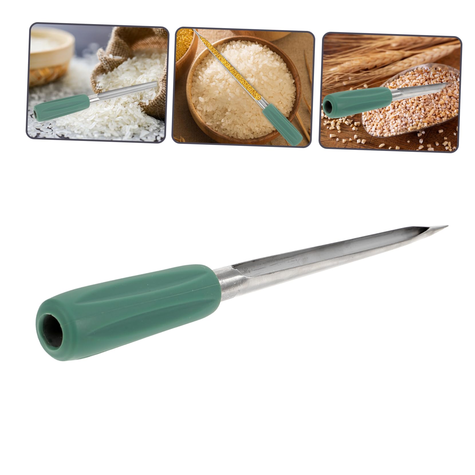 TOYANDONA Lot De 2 Sondes De Prélèvement De Grains De Maïs Et De Riz Outil De Collecte De Riz Échantillonneur De Carottes Échantillonneur De Sol Échantillonneur De Maïs