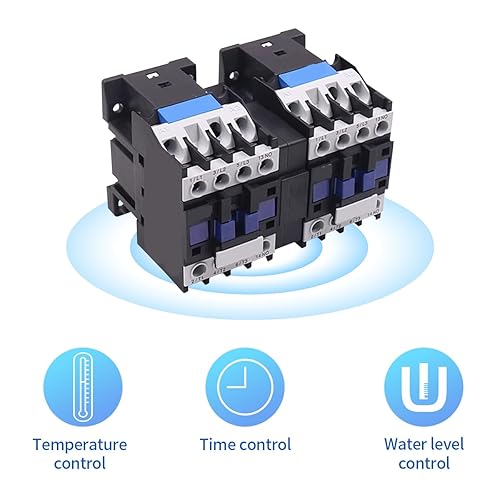 Miniatura 4 de ATO Contactor de CA de enclavamiento mecánico de 12 amperios Contactores de motor de CA de 3 polos4 polos Contactores eléctricos (bobina de CA de