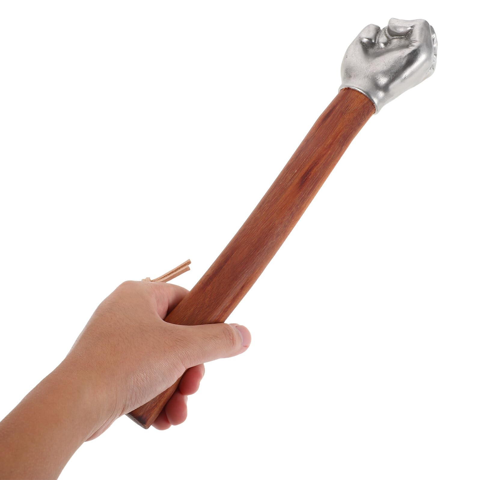 Martillo de Puño de Acero Inoxidable, Herramienta de Alta Resistencia | Plata, Forma de Puño, Uso Doméstico y Jardinería, Diseño Creativo Decorativo, Pieza Multifunción