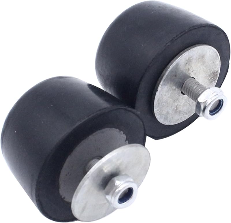 Batente de borracha do capô GSKMOTOR para Jeep Wrangler YJ, JK e 1997–2018 – 2 unidades
