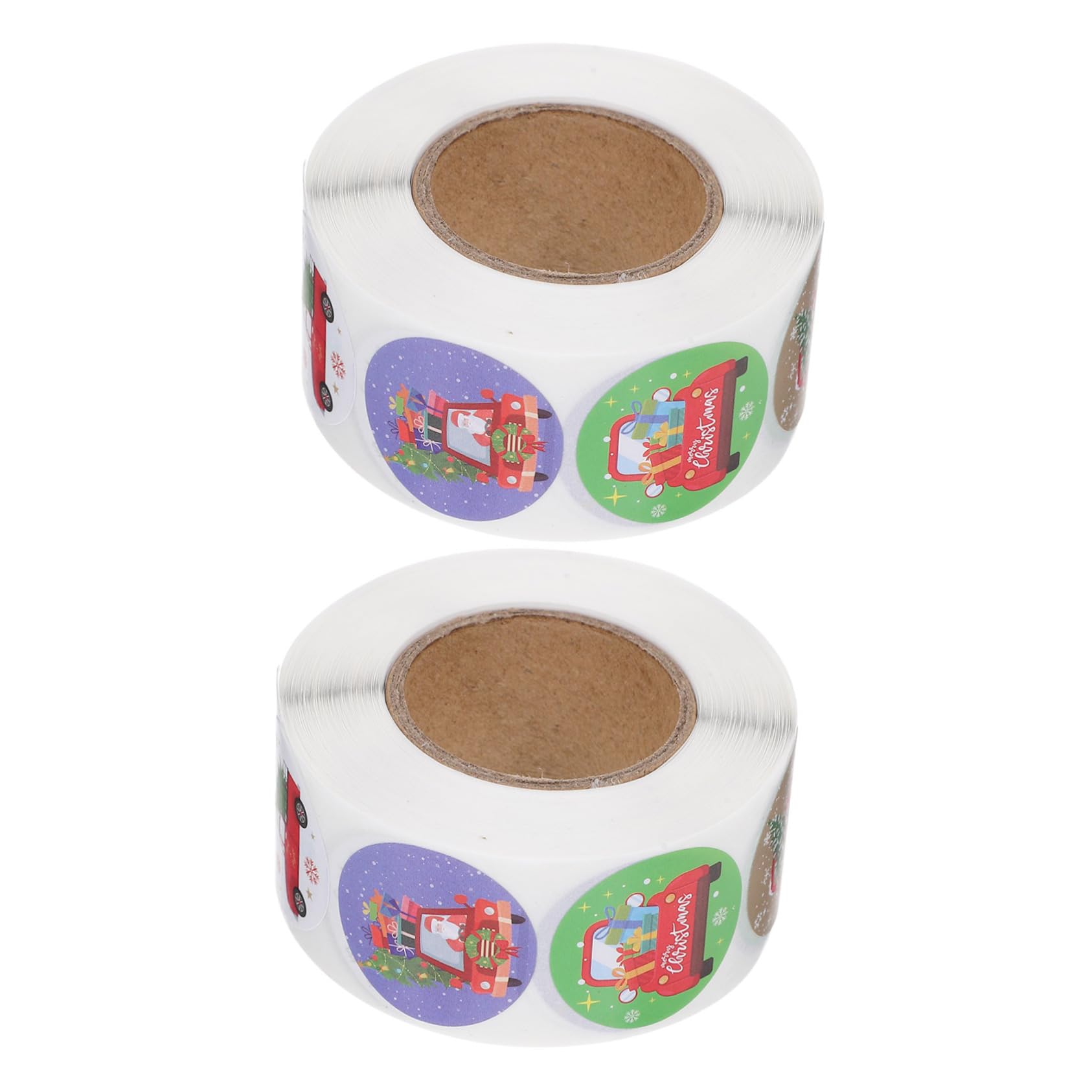 VILLCASE 15 Adesivi natalizi giocattoli per bambini decorazioni etichette autoadesive regali alimentari adesivi sigillanti 3 confezionati natale box