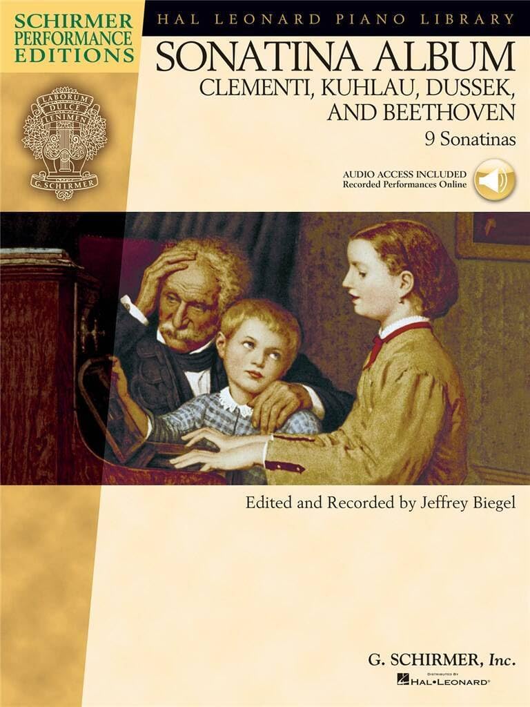 Sonatina Album (Ed. Biegel) Pf (Book/Online Audio): 1 (Hal Leonard Piano Library Schirmer Performance Editions) (Includes Online Access Code)