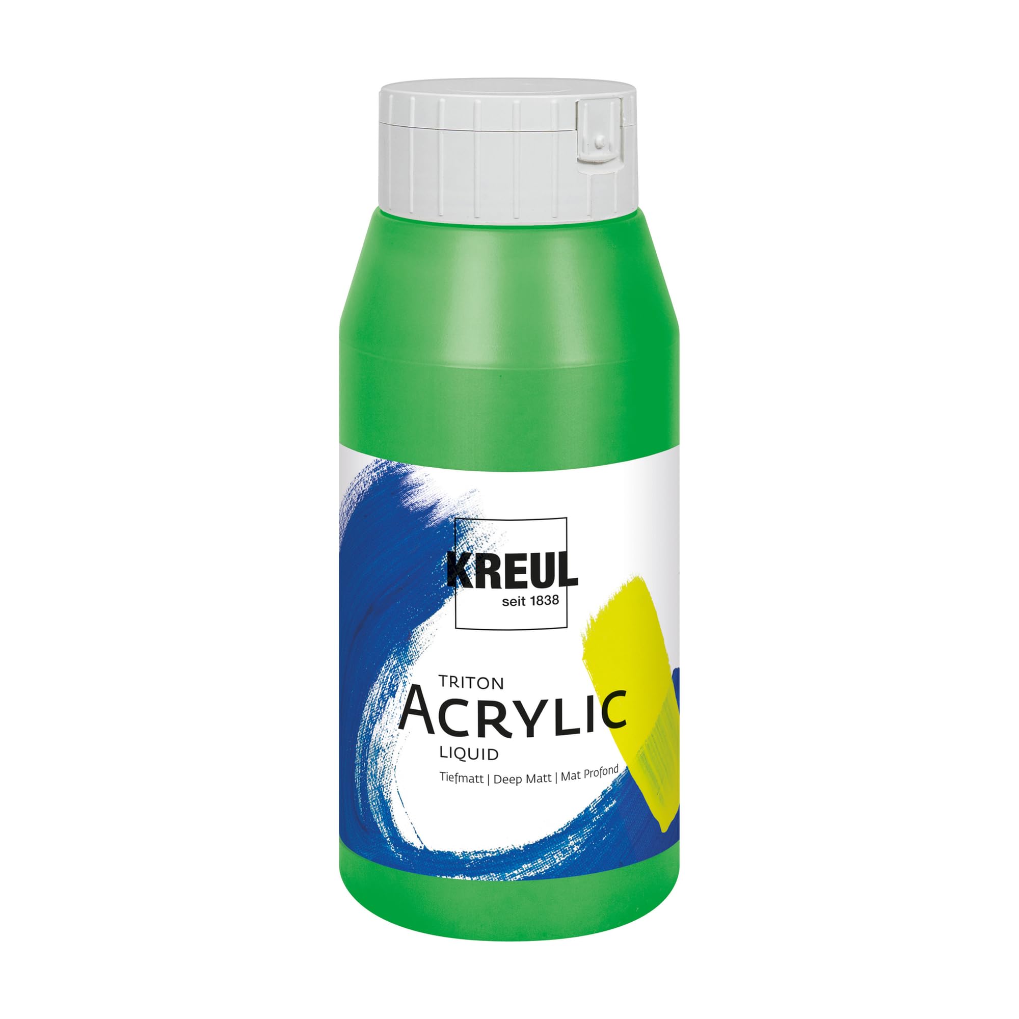 KREUL 17022 - Solo Goya Triton Acrylfarbe gelbgrün, 750 ml Produkt Description