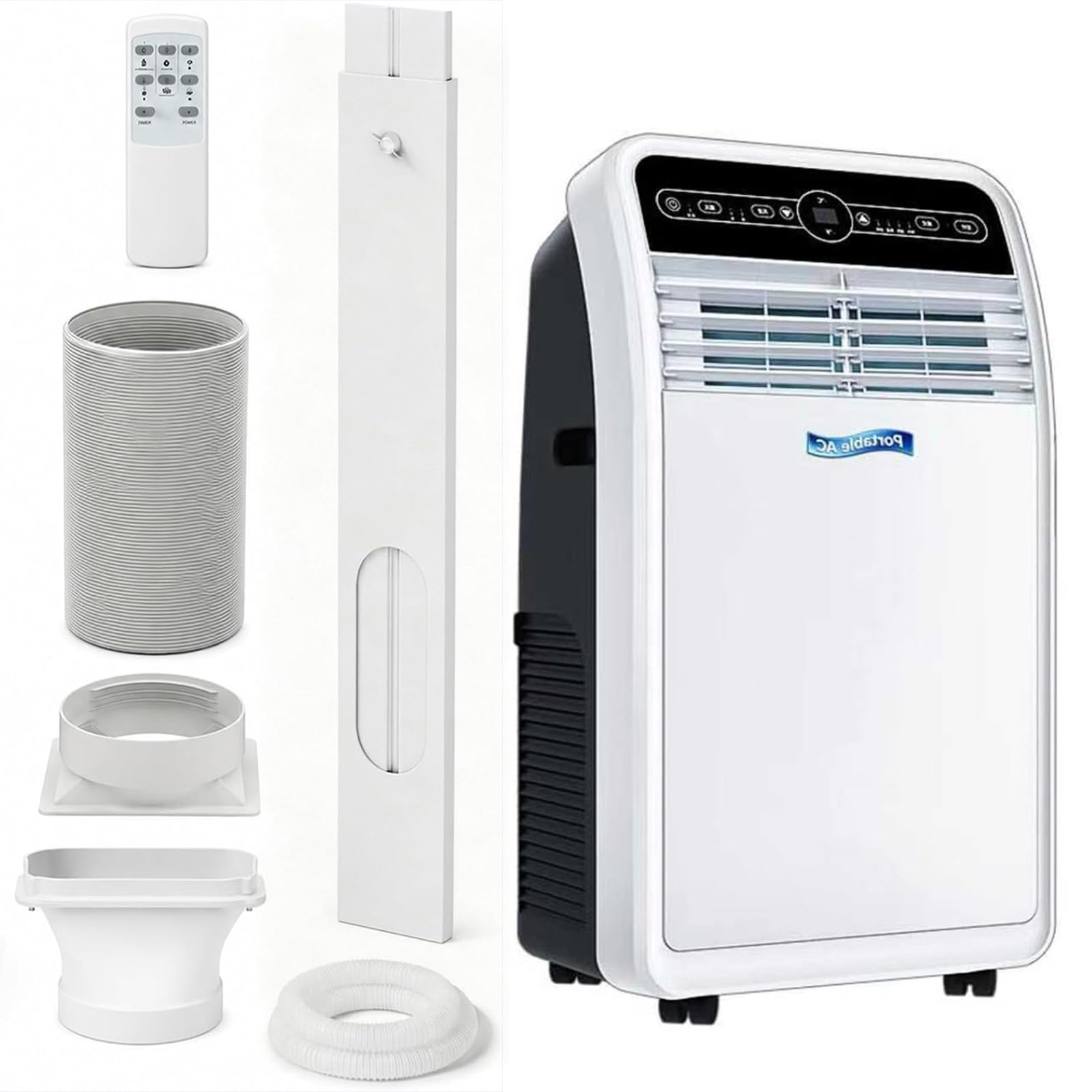 EZBHIZ 3-in-1 Cooling Unit 9000-18000 BTU Portable Air Conditioner