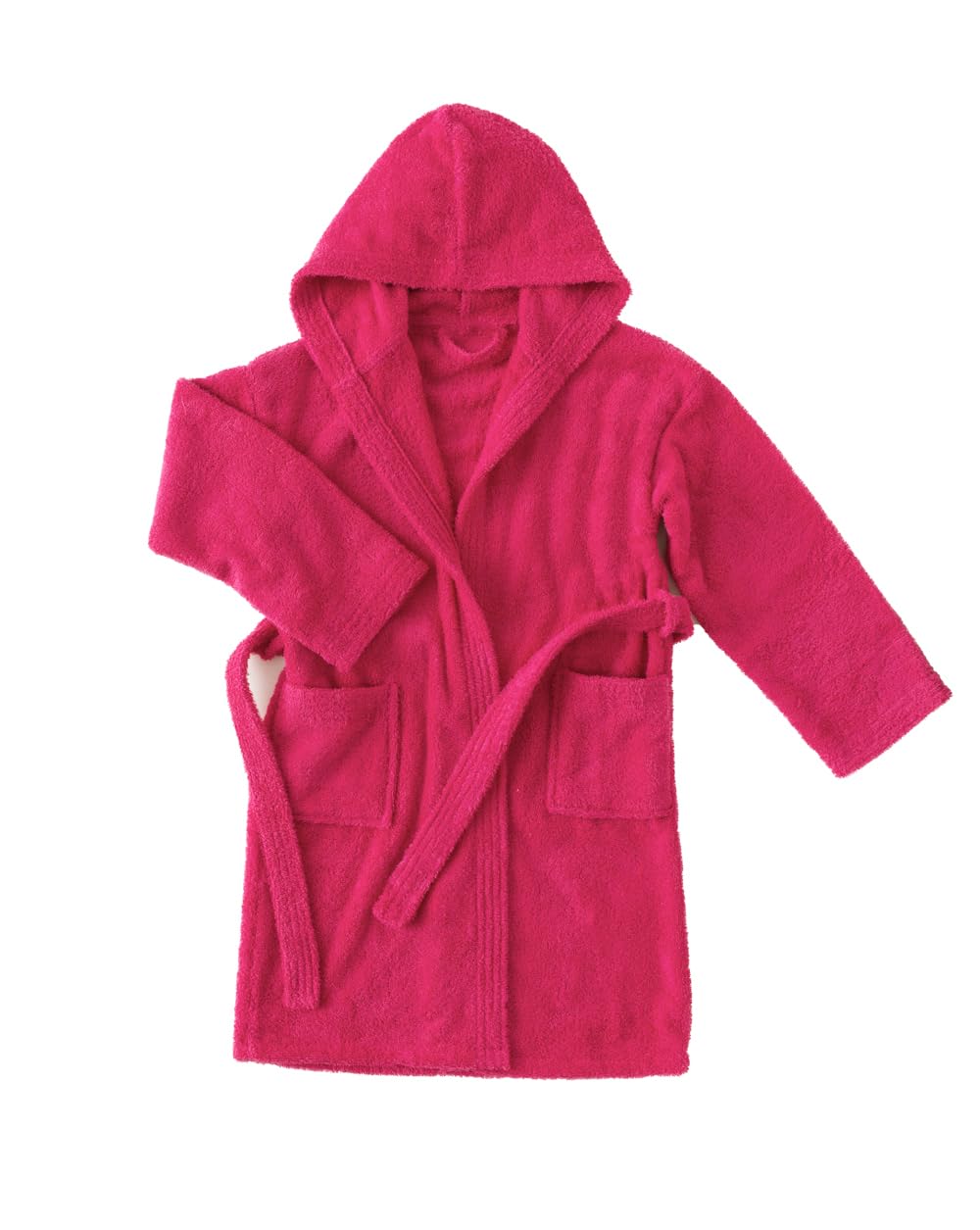 Top Towel - Komfort - Szlafrok dziewczęcy - Szlafrok chłopięcy - 100% bawełna - frotte 450 grms. 14-16 lat, różowy