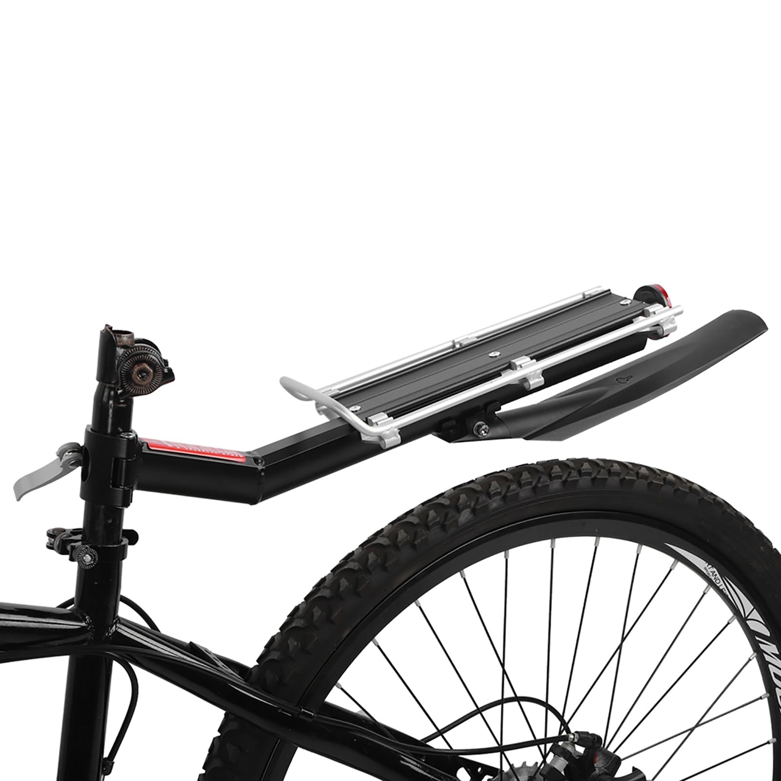 Porte-Bagages Arrière de Vélo - cargorack Aluminium Noir