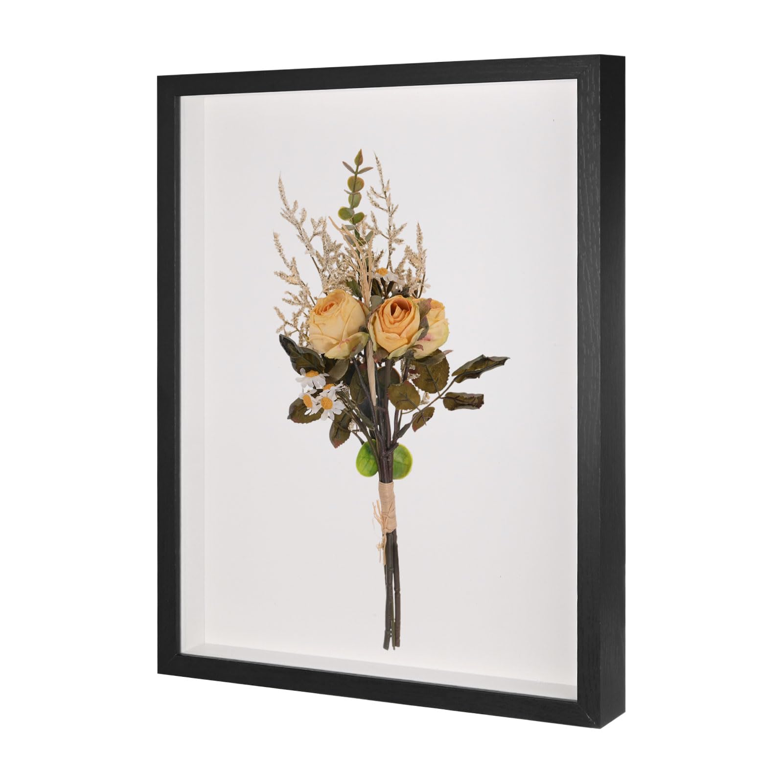 Cadre vitrine noir 13x17 pouces en bois pour l'affichage de vos souvenirs
