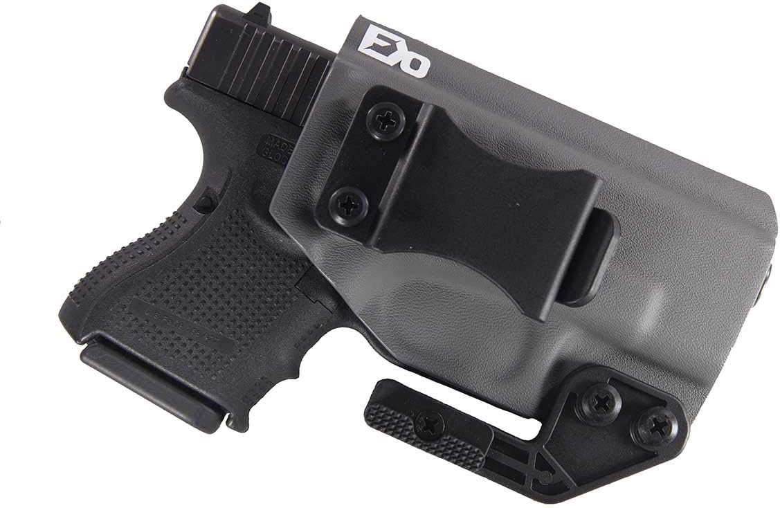 Fierce Defender IWB Kydex Holster Compatible with Glock 26 27 -Paladin Series- Made in USA-